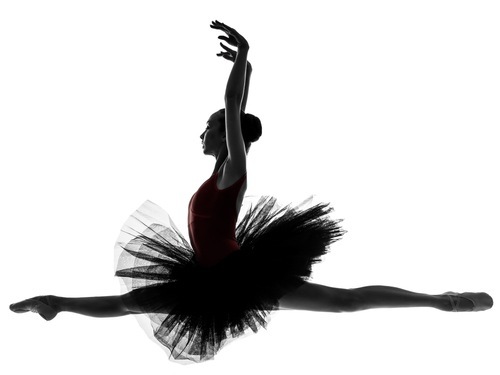 Dancer leaping